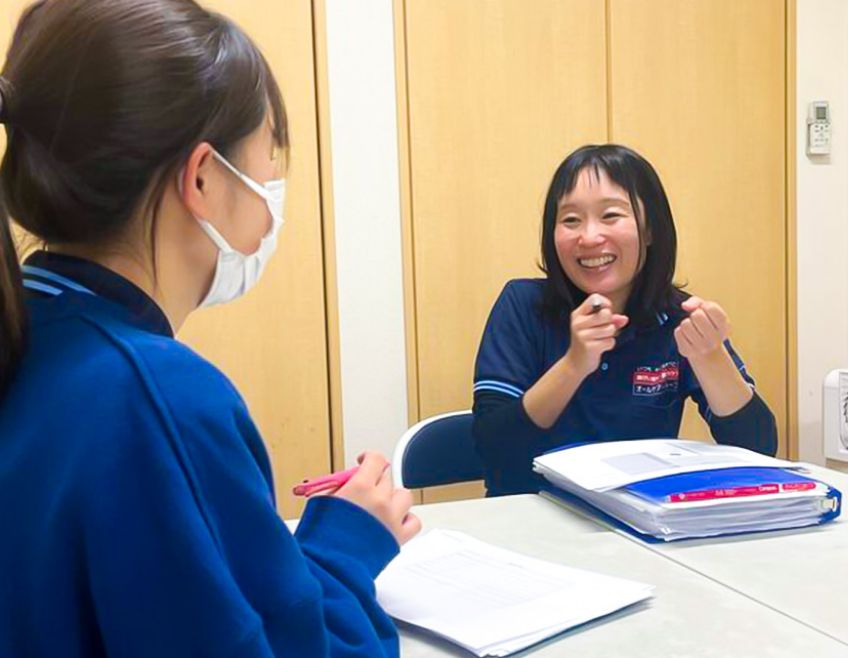 笑顔のスタッフ