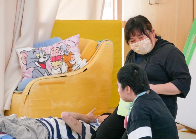 スタッフと利用者さま